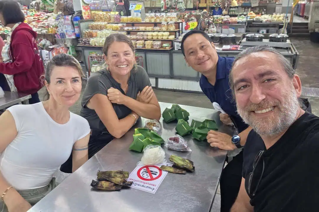 Local Snacks in Market at Chiang Mai